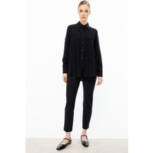 On Fashion Önü Dikişli Gömlek