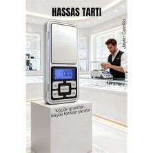 AlanSansli Hassas Cep Tartısı 0.01G - 200G | Kuyumcu & Mutfak Tipi Profesyonel Dijital Ölçüm Cihazı