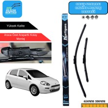 Martigues Fiat Grande Punto  2005-2011  Araca Özel Uyumlu Ön Cam Silecek Takımı 650MM-350MM