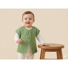 Evitle El Örgüsü Unisex Bebek Antibakteriyel Yelek (1-2 Yaş)