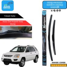 Martigues Kıa Sportage 2010 Araca Özel Uyumlu Ön Cam Silecek Takımı 600MM-450MM