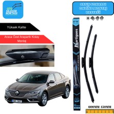 Martigues Renault Talısman   2015 Araca Özel Uyumlu Ön Cam Silecek Takımı 600MM-450MM