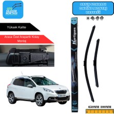 Martigues Peugeot 2008  2013> Araca Özel Uyumlu Ön Cam Silecek Takımı 650MM-400MM
