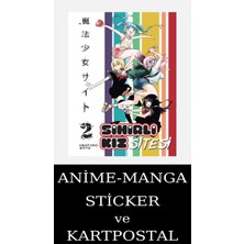 Kayıp Kıta Yayınları Sihirli Kız Sitesi 2 - Manga / 1 Adet Sihirli Kız Sitesi Karakter Kartı ve Kitap Ayracı Hediye