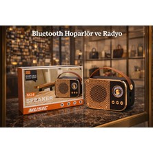 Universal M24 Bluetooth Hoparlör  Taşınabilir Kablosuz Speaker USB Tf Kart Destekli