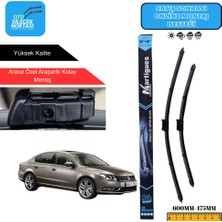 Martigues Volkswagen Passat  B7 2010-2014  Araca Özel Uyumlu Ön Cam Silecek Takımı 600MM-475MM