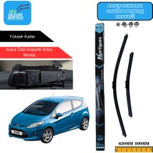 Martigues Ford Fiesta Vı  2008> Araca Özel Uyumlu Ön Cam Silecek Takımı 650MM-400MM