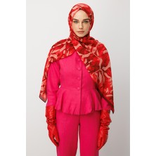 Mooncorn Frond Desen Hebei Ipek Şal