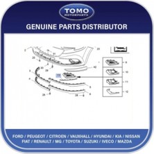 TŞT Opel Corsa E Ön Tampon Bandı Sol 2014- (Oem No:  13442431)