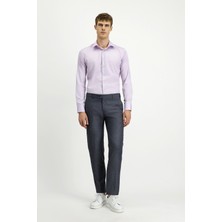 Kiğılı Uzun Kol Slim Fit Dar Kesim Pamuk 4 Mevsim Oxford Gömlek