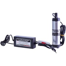 Metinler Ticaret Düzey 220-12 Volt Mini(Küçük) Dalgıç Adaptörlü Mazot Aktarma(Sıvı Transfer) Pompası (Su,süt,yağ)