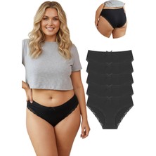 New Lilla 1909 Dantel Paçalı Bato 5'li Kadın Külot Paketi