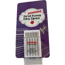 Dünya Makina Janome Jarse Dikiş Iğnesi No:16 — Esneyen Kumaşlar Için Özel Iğne