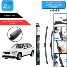 Bmw X1 E84 Uyumlu 2010-2015 Bosch Aerotwin Araca Özel Ön Silecek Takımı 600-475MM