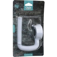 Vanch QLUX L-00107 AVANTAGE TUVALET KAĞITLIK  BEYAZ PLASTİK   YAPIŞKANLI - VİDALI MONTAJ (5264)