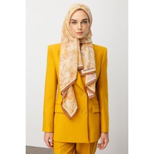 Mooncorn Frond Desen Hebei Ipek Şal