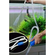 Ciyu Ticaret Manuel Akvaryum Pompası Pratik ve Kolay Su Değişim Pompası Akvaryum Temizliği Pompası