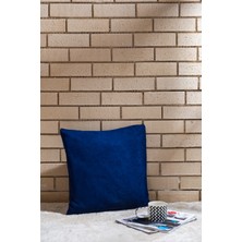 Homy Textiles Soft Earth Modern, Sade Dekoratif Yastık, Düz Kırlent Kılıfı, Ocean Calm