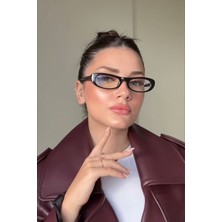 Ren Eyewear Laurent Slim Tasarım Ince Siyah  Popüler Mavi ışık Korumalı Ekran Gözlüğü