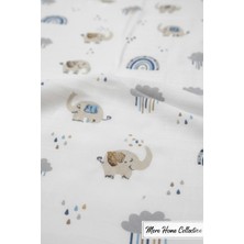 More Home Çok Amaçlı Müslin Örtü, Müslin Bebek Battaniyesi, %100 Pamuk Tek Katlı Müslin Bez, 90x90 Cm