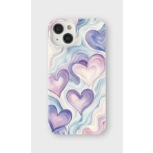 Lelia iPhone 14 Plus Uyumlu Baskılı Şeffaf Telefon Kılıfı | Koleksiyon: Pastelbloom Soft Series