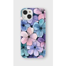 Lelia iPhone 15 Uyumlu Baskılı Şeffaf Telefon Kılıfı | Koleksiyon: Pastelbloom Soft Series