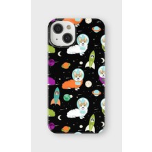 Lelia iPhone 13 Mini Uyumlu Baskılı Şeffaf Telefon Kılıfı | Koleksiyon: Pawprint Stories