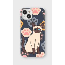 Lelia iPhone 15 Uyumlu Baskılı Şeffaf Telefon Kılıfı | Koleksiyon: Pawprint Stories
