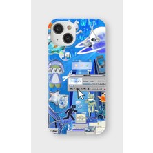 Lelia iPhone 14 Uyumlu Baskılı Şeffaf Telefon Kılıfı | Koleksiyon: Aeroglass Mirage