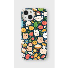 Lelia iPhone 13 Mini Uyumlu Baskılı Şeffaf Telefon Kılıfı | Koleksiyon: Kawaiimilk Dreamies