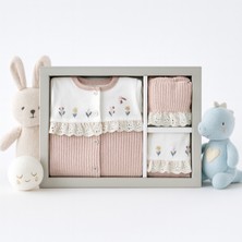 Yenidoğan 5li Zıbın SET/%100 Pamuk Kız Bebek Hastane Çıkışı/hediyelik Kız Bebek Hastane Çıkışı