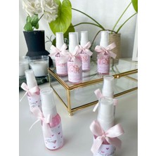 The Relifa 25'li Kurdele'li Düğün, Nikah, Nişan,mevlid, Bebek Hediyelikleri Dekoratif Kolonya Etiketli