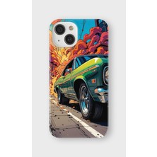 Lelia iPhone 14 Plus Uyumlu Baskılı Şeffaf Telefon Kılıfı | Koleksiyon: Turboline Streetworks