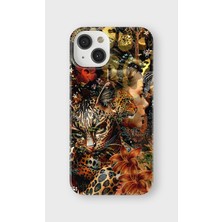 Lelia iPhone 15 Plus Uyumlu Baskılı Şeffaf Telefon Kılıfı | Koleksiyon: Wildspirit Prime