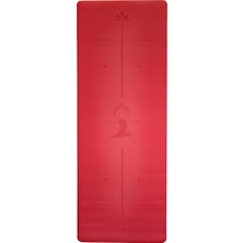 Nyra Active Yoga Matı Kaydırmaz Doğal Kauçuk 5mm Kırmızı Kız Çocuğu Tasarımlı