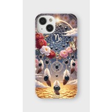 Lelia iPhone 15 Uyumlu Baskılı Şeffaf Telefon Kılıfı | Koleksiyon: Zodiacmuse Celestia