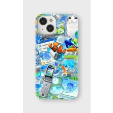 Lelia iPhone 13 Uyumlu Baskılı Şeffaf Telefon Kılıfı | Koleksiyon: Aeroglass Mirage