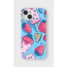 Lelia iPhone 14 Uyumlu Baskılı Şeffaf Telefon Kılıfı | Koleksiyon: Snacktoon Delight