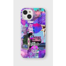 Lelia iPhone 14 Plus Uyumlu Baskılı Şeffaf Telefon Kılıfı | Koleksiyon: Neondream District