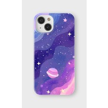 Lelia iPhone 14 Uyumlu Baskılı Şeffaf Telefon Kılıfı | Koleksiyon: Cosmicwhisper Skyset