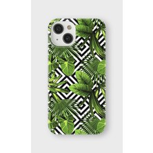 Lelia iPhone 14 Plus Uyumlu Baskılı Şeffaf Telefon Kılıfı | Koleksiyon: Floraluxe Botanica