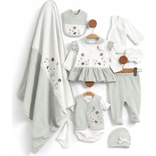 Arılı Bebe Yakalı 10 Lu Set Kutulu Hastane Çıkışı Bebek Doğum Hediyesi