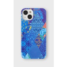 Lelia iPhone 13 Uyumlu Baskılı Şeffaf Telefon Kılıfı | Koleksiyon: Colorwave Flux