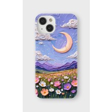 Lelia iPhone 13 Uyumlu Baskılı Şeffaf Telefon Kılıfı | Koleksiyon: Pastelbloom Soft Series