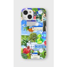 Lelia iPhone 15 Uyumlu Baskılı Şeffaf Telefon Kılıfı | Koleksiyon: Aeroglass Mirage