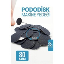 Pazarcan Hsnet 25 mm Pododisk - Nasır Sökücü Pedikür Makinesi Yedek Pedler 100 Adet