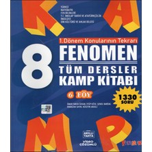 Fenomen Yayıncılık Fenomen 8.sınıf Tüm Dersler Kamp Kitabı 1.dönem Konuların Tekrarı