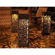 İlkyaz Fashion Dekoratif Solar Güneş Enerjili Bahçe Aydınlatması Yürüyüş Yolu Seti ( 8 Adet ) Ilkyz-Krgrs3