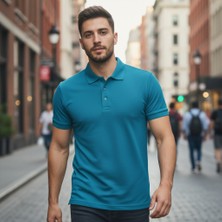 Bite Nose Renk Seçenekli Erkek Polo Yaka Tişört – Günlük & Şık Pamuklu Slim Fit