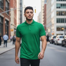 Bite Nose Renk Seçenekli Erkek Polo Yaka Tişört – Günlük & Şık Pamuklu Slim Fit